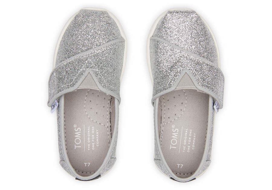 Toms Tiny Alpargata Glitter Gyerek Alpargatas Titán Magyarország | HU584-603