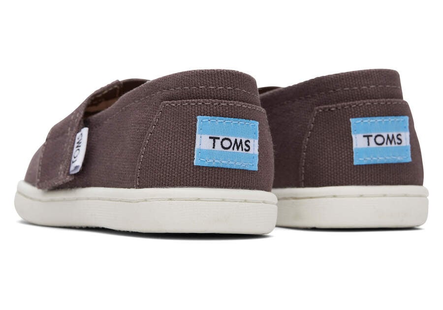 Toms Tiny Alpargata Vászon Gyerek Alpargatas Szürke Magyarország | HU977-722