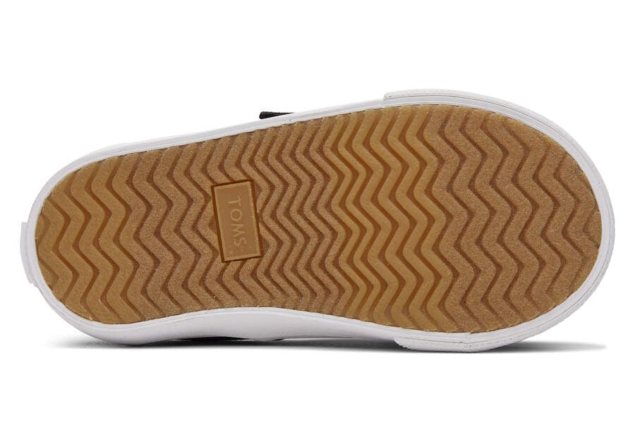 Toms Tiny Fenix Slip-On Vászon Gyerek Tornacipő Fekete Magyarország | HU707-462