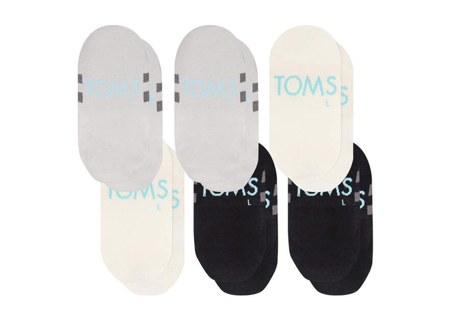 Toms Ultimate No Show Socks Basics 6 Pack Férfi Zokni Színes Magyarország | HU059-395