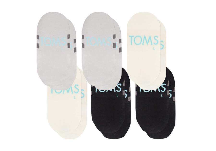 Toms Ultimate No Show Socks Basics 6 Pack Női Zokni Színes Magyarország | HU522-693