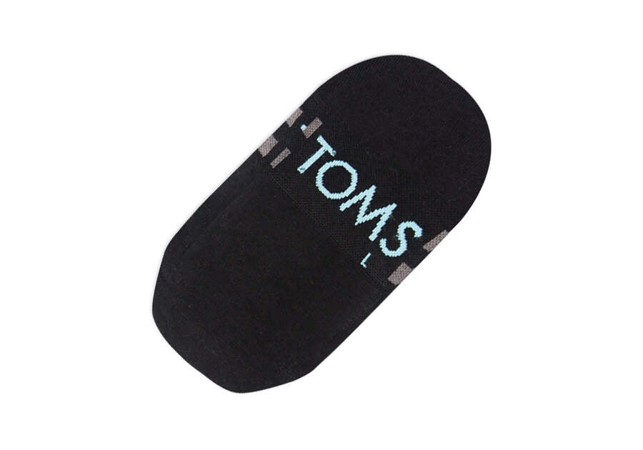 Toms Ultimate No Show Socks Black Férfi Zokni Fekete Magyarország | HU868-674