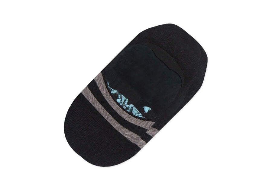 Toms Ultimate No Show Socks Black Férfi Zokni Fekete Magyarország | HU868-674