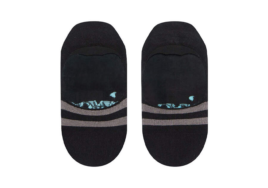 Toms Ultimate No Show Socks Black Női Zokni Fekete Magyarország | HU875-539