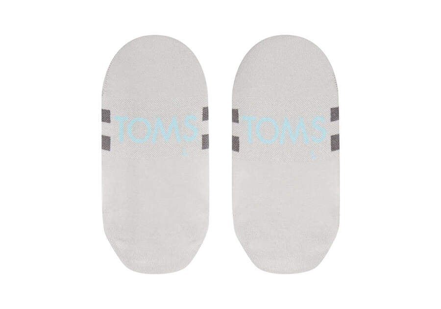 Toms Ultimate No Show Socks Grey Férfi Zokni Szürke Magyarország | HU658-557