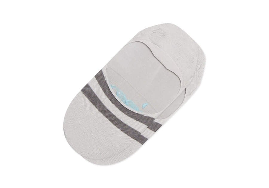 Toms Ultimate No Show Socks Grey Férfi Zokni Szürke Magyarország | HU658-557