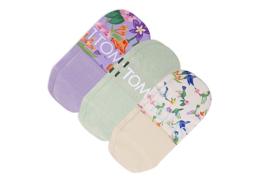 Toms Ultimate No Show Socks Hummingbird 3 Pack Női Zokni Színes Magyarország | HU062-869