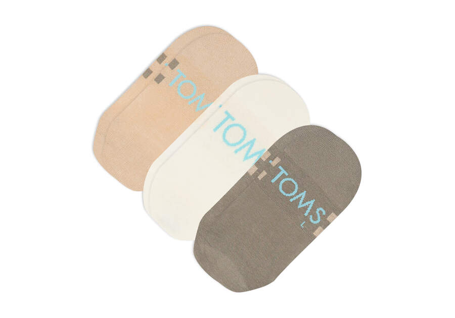 Toms Ultimate No Show Socks Mixed Neutrális 3 Pack Férfi Zokni Színes Magyarország | HU986-403