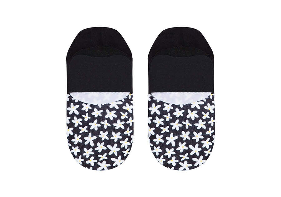 Toms Ultimate No Show Socks Sun Daisies Női Zokni Narancssárga Magyarország | HU513-695