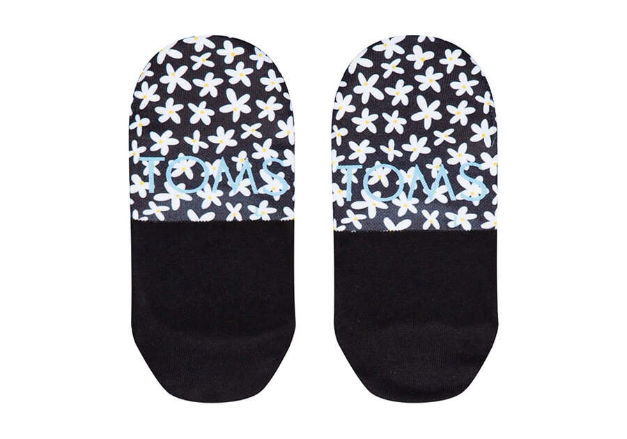 Toms Ultimate No Show Socks Sun Daisies Női Zokni Narancssárga Magyarország | HU513-695