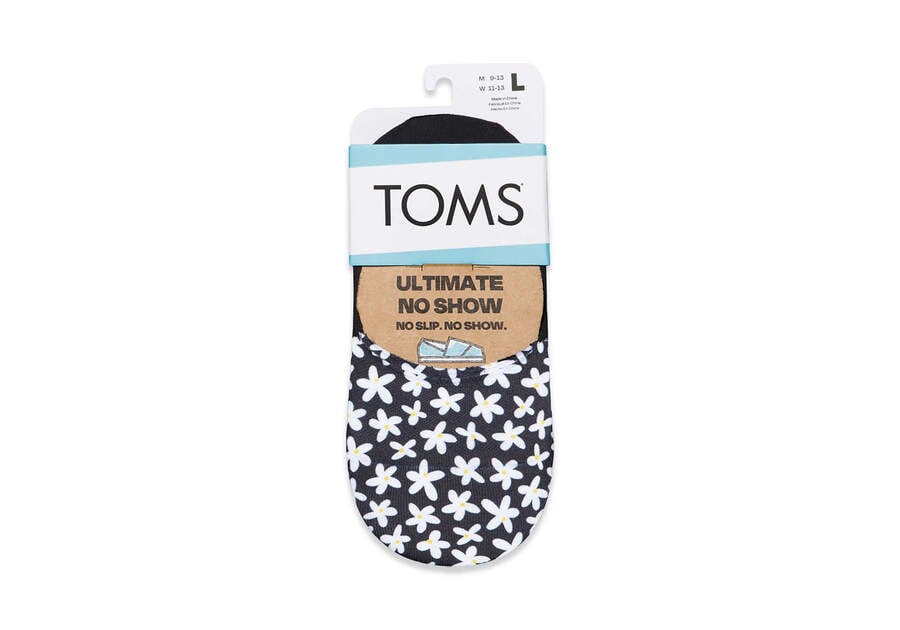 Toms Ultimate No Show Socks Sun Daisies Női Zokni Narancssárga Magyarország | HU513-695