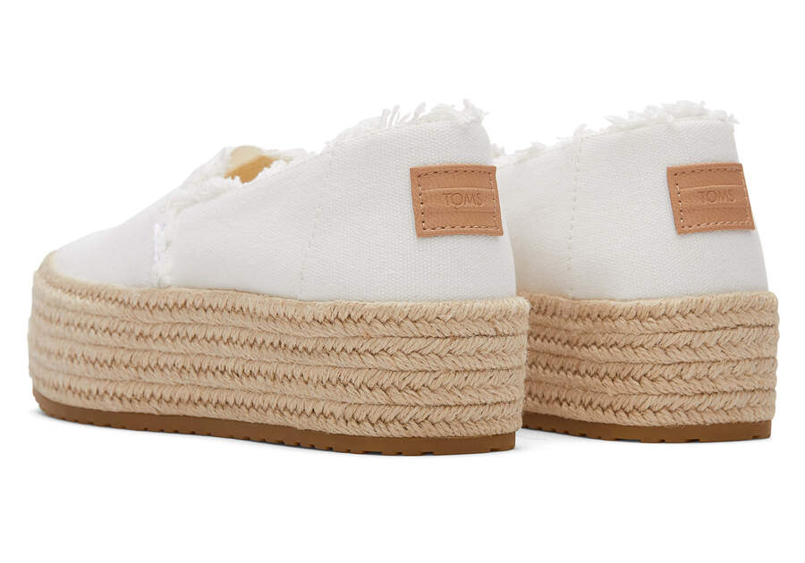 Toms Valencia Platform Espadrille Női Espadrilles Fehér Magyarország | HU295-366