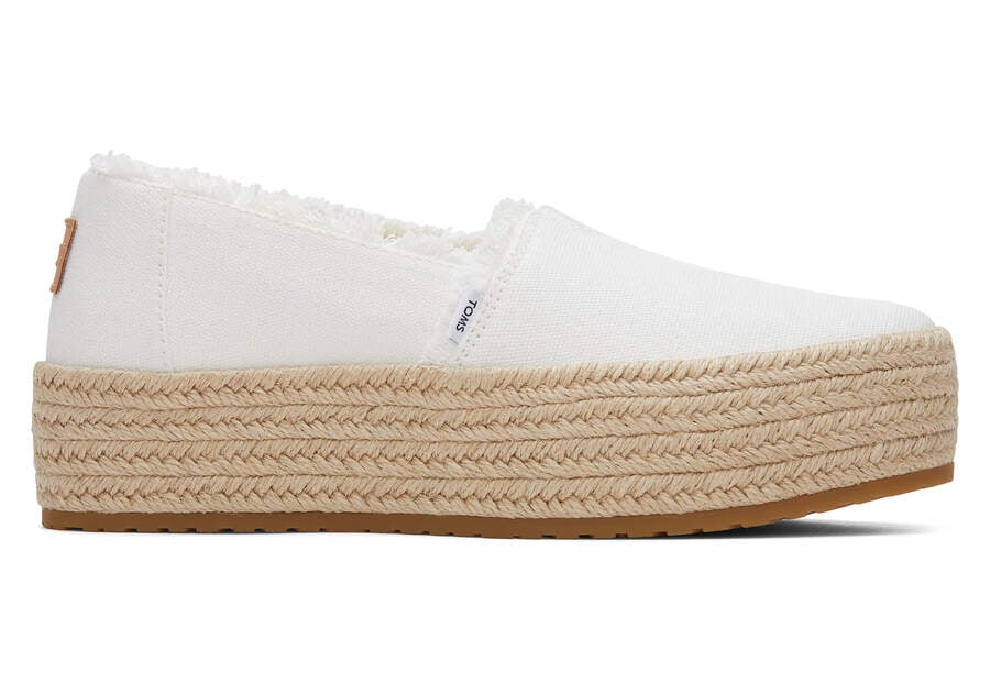 Toms Valencia Platform Espadrille Női Espadrilles Fehér Magyarország | HU295-366