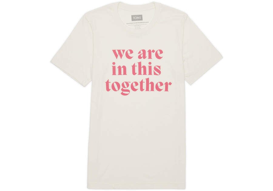 Toms We Are In This Together Tee Férfi Póló Bézs Magyarország | HU341-222