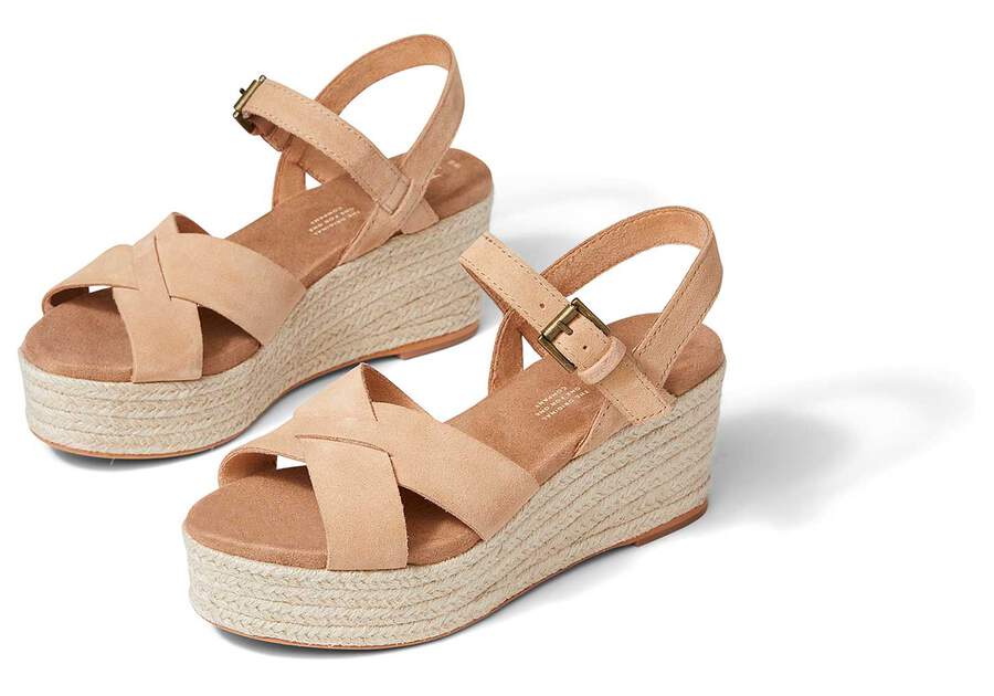 Toms Willow Platform Sandal Női Szandál Barna Magyarország | HU557-499