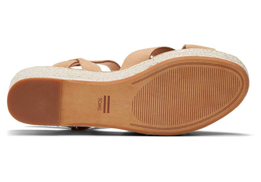 Toms Willow Platform Sandal Női Szandál Barna Magyarország | HU557-499