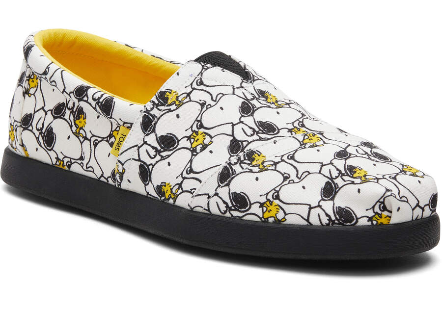 Toms X Peanuts® Alp Fwd Férfi Alpargatas Fehér Magyarország | HU049-198