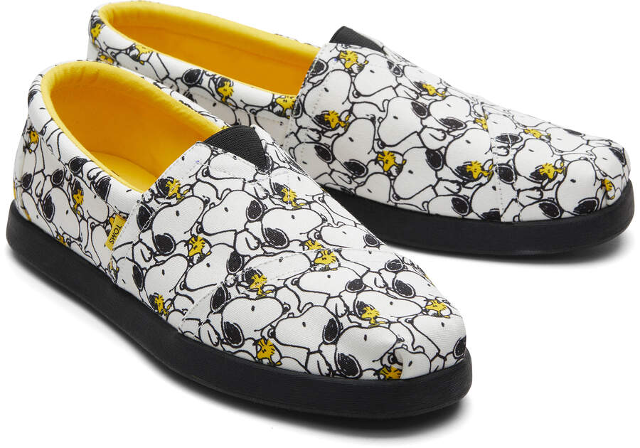 Toms X Peanuts® Alp Fwd Férfi Alpargatas Fehér Magyarország | HU049-198