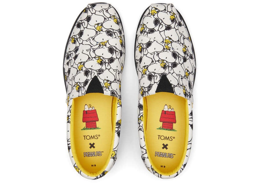 Toms X Peanuts® Alp Fwd Férfi Alpargatas Fehér Magyarország | HU049-198