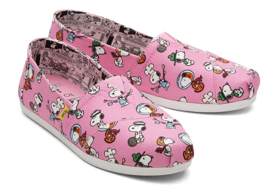 Toms X Peanuts® Alpargata Női Alpargatas Rózsaszín Magyarország | HU800-618