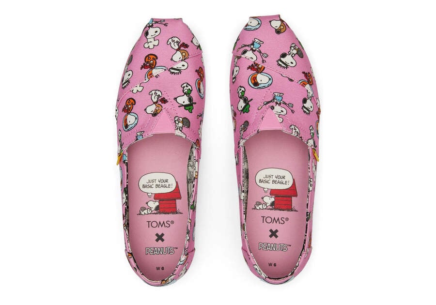 Toms X Peanuts® Alpargata Női Alpargatas Rózsaszín Magyarország | HU800-618