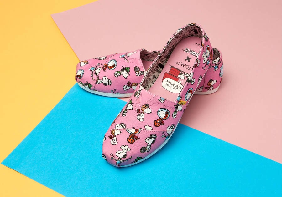 Toms X Peanuts® Alpargata Női Alpargatas Rózsaszín Magyarország | HU800-618