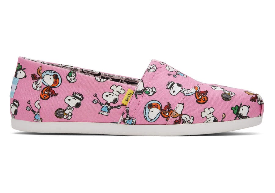 Toms X Peanuts® Alpargata Női Alpargatas Rózsaszín Magyarország | HU800-618