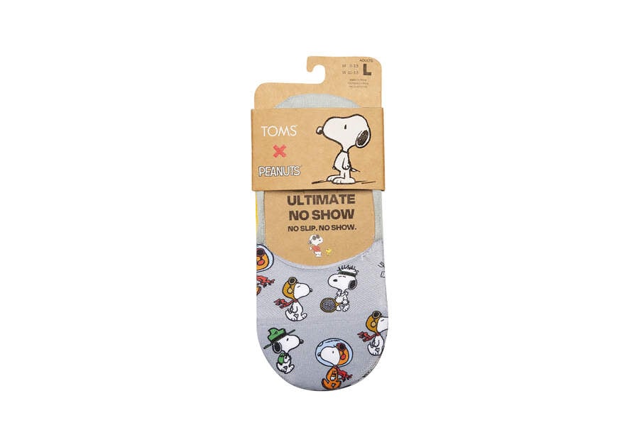 Toms X Peanuts® Ultimate No Show 3 Pack Férfi Zokni Színes Magyarország | HU217-138