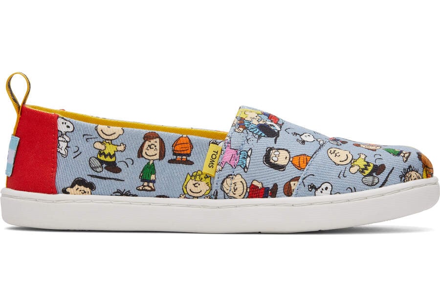 Toms X Peanuts® Youth Alpargata Gyerek Alpargatas Kék Magyarország | HU415-715