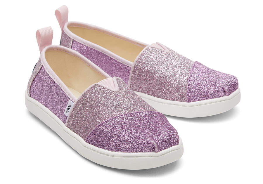 Toms Youth Alpargata Colorblock Iridescent Glimmer Gyerek Alpargatas Világos Lila Magyarország | HU382-267