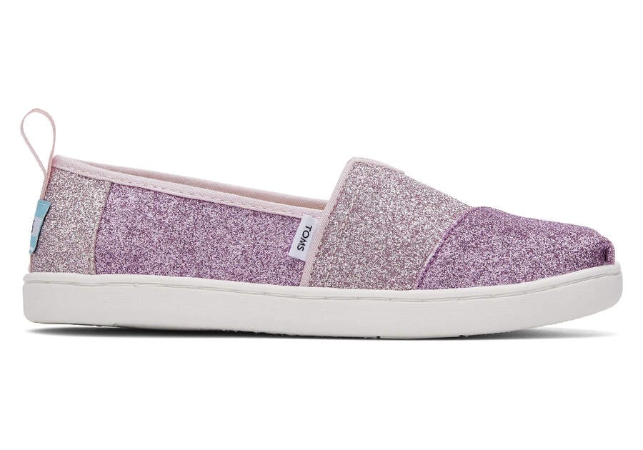 Toms Youth Alpargata Colorblock Iridescent Glimmer Gyerek Alpargatas Világos Lila Magyarország | HU382-267