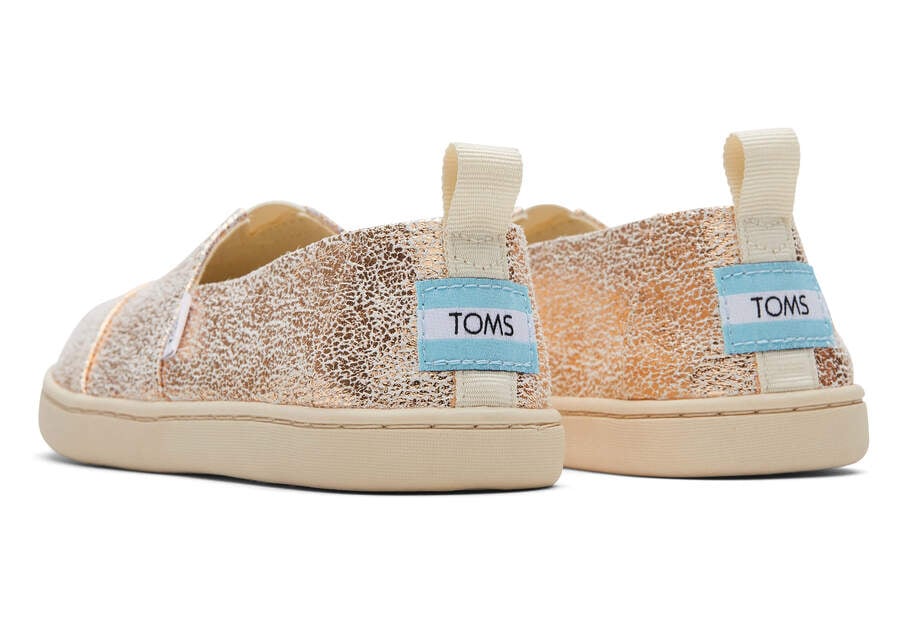 Toms Youth Alpargata Foil Gyerek Alpargatas Arany Magyarország | HU723-687