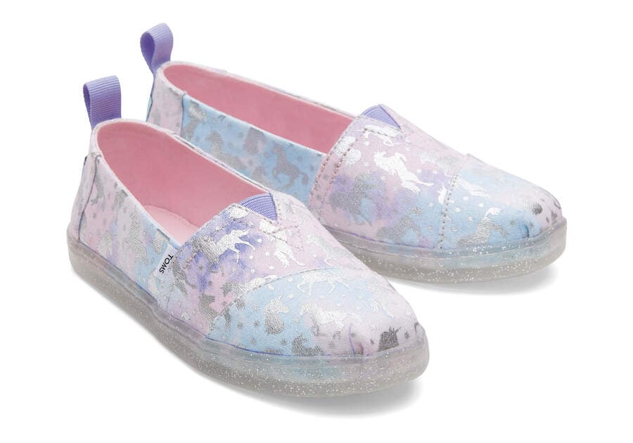 Toms Youth Alpargata Unicorn Gyerek Alpargatas Világos Lila Magyarország | HU339-374