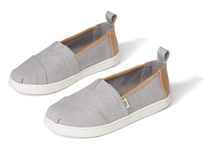 Toms Youth Alpargata Woven Gyerek Alpargatas Szürke Magyarország | HU153-041