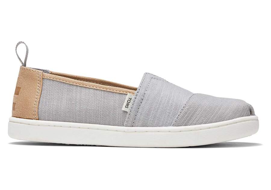 Toms Youth Alpargata Woven Gyerek Alpargatas Szürke Magyarország | HU153-041