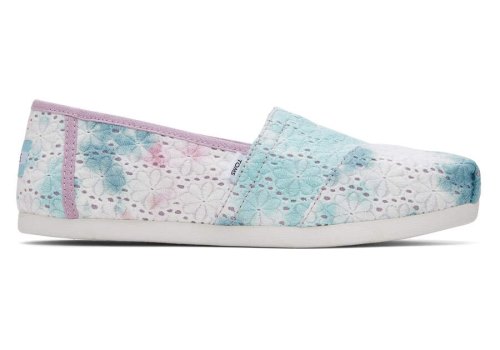 Toms Alpargata Floral Eyelets Női Alpargatas Lila Magyarország | HU231-760