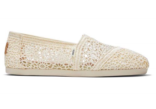 Toms Alpargata Moroccan Crochet Női Alpargatas Bézs Magyarország | HU965-623