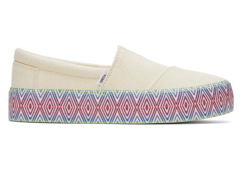 Toms Fenix Platform Női Slip On Krém Magyarország | HU533-803