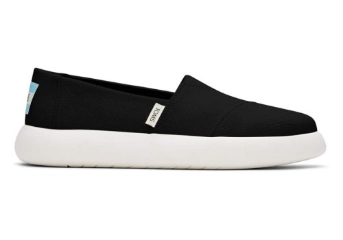 Toms Mallow Heritage Vászon Női Slip On Fekete Magyarország | HU696-443