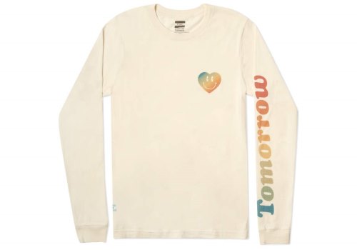 Toms TOMORROW Logo Long Sleeve Női Póló Fehér Magyarország | HU705-470