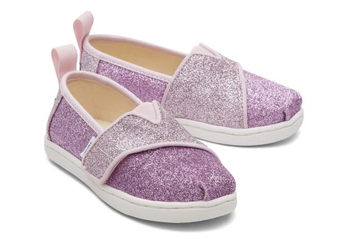 Toms Tiny Alpargata Colorblock Iridescent Glimmer Gyerek Alpargatas Világos Lila Magyarország | HU764-179