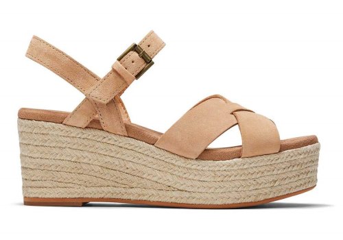 Toms Willow Platform Sandal Női Szandál Barna Magyarország | HU557-499