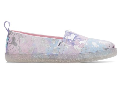 Toms Youth Alpargata Unicorn Gyerek Alpargatas Világos Lila Magyarország | HU339-374